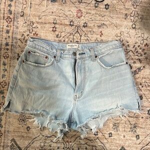 Light Blue Denim Women's Shorts